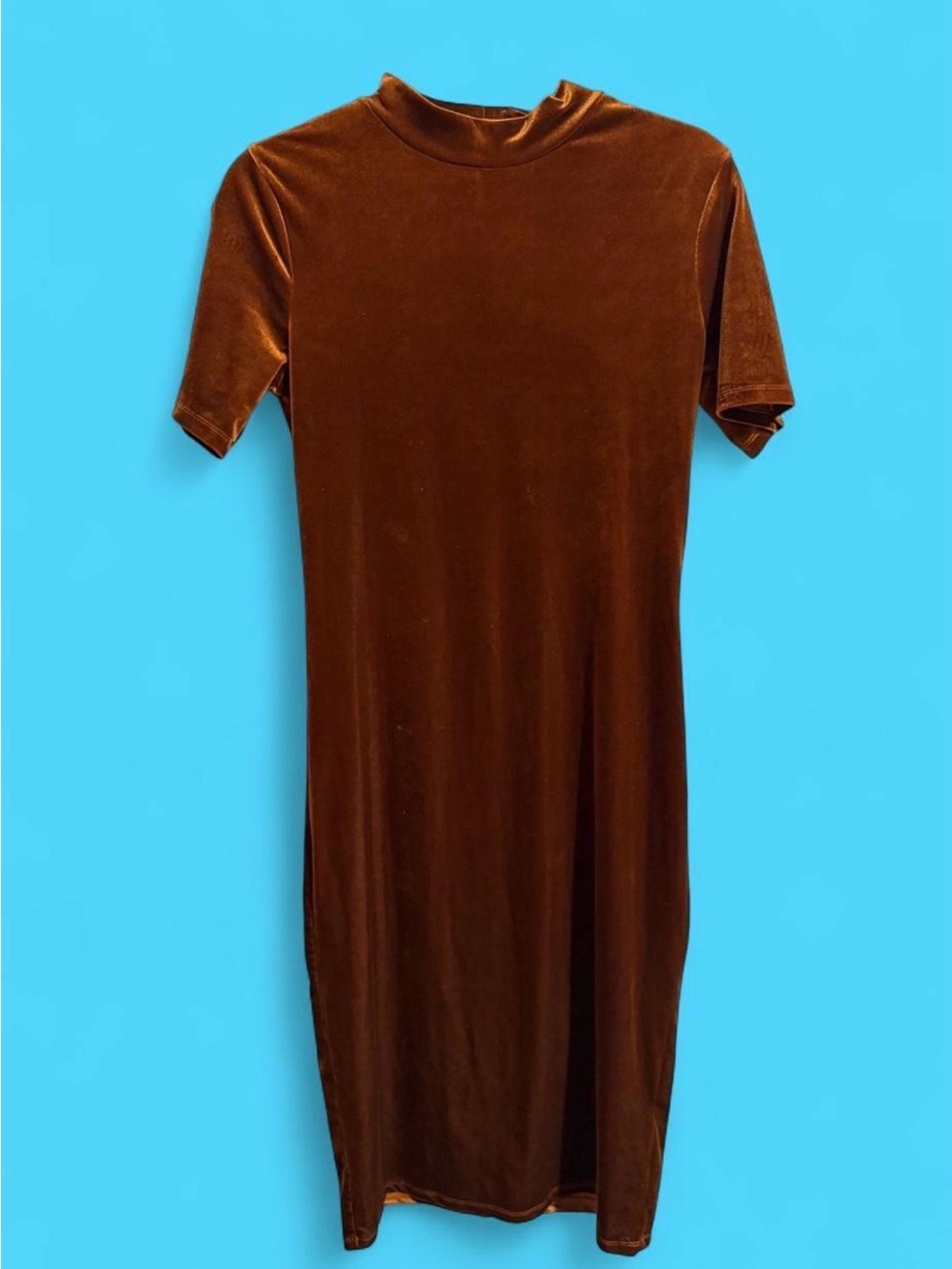 Zara velvet midi dress